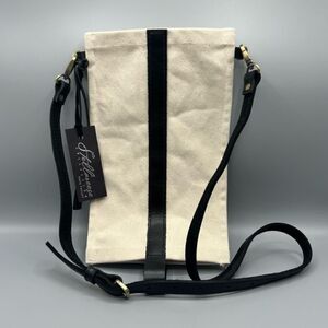 Stellareese Wine Canvas Leather Tote with Carrying Strap